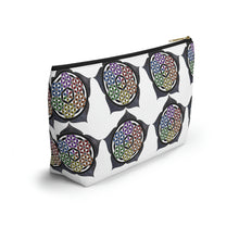 Load image into Gallery viewer, Life Flower Accessory Pouch w T-bottom