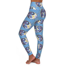 Load image into Gallery viewer, Micro Macro High Waisted Yoga Leggings (AOP)