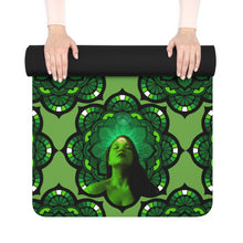 Load image into Gallery viewer, The Green Mandala Rubber Yoga Mat