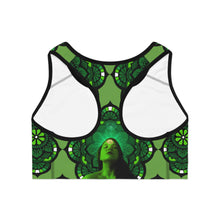Load image into Gallery viewer, The Green Mandala Sports Bra (AOP)