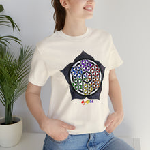 Load image into Gallery viewer, Life Flower Unisex Jersey Short Sleeve Tee