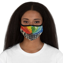 Load image into Gallery viewer, Mind Grid Fitted Polyester Face Mask freeshipping - The Art of Eye Rise