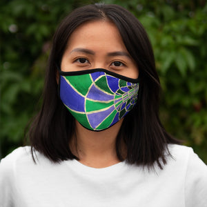 Vortex Fitted Polyester Face Mask freeshipping - The Art of Eye Rise