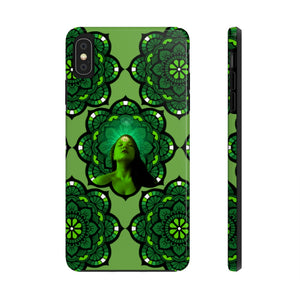 The Green Mandala Case-Mate Tough iPhone Cases