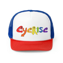 Load image into Gallery viewer, Eye Rise Rainbow Trucker Caps