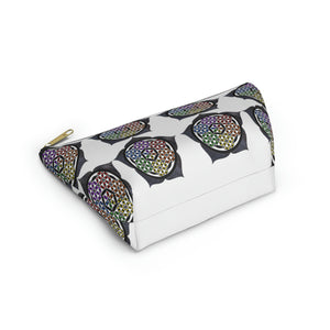 Life Flower Accessory Pouch w T-bottom
