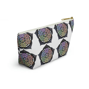 Life Flower Accessory Pouch w T-bottom