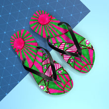 Load image into Gallery viewer, Circus Snake Unisex Flip-Flops