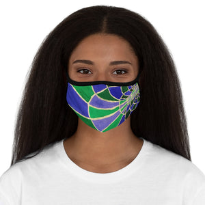 Vortex Fitted Polyester Face Mask freeshipping - The Art of Eye Rise